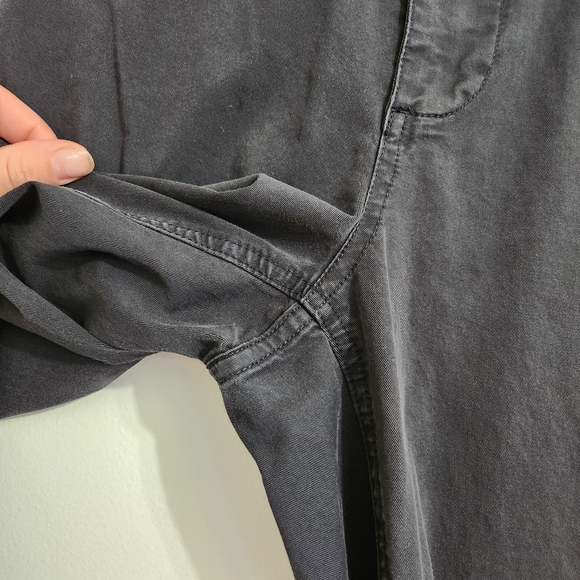 SOLD 🌟 Everlane Black The Lightweight Wide-Leg Crop Chino Pants Size 0 - Picture 6 of 16